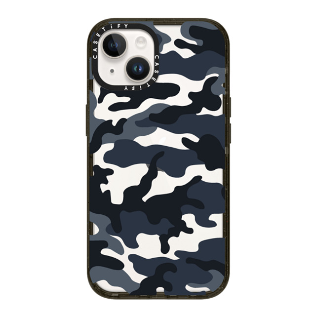 CASETiFY iPhone 14 ケース ブラック インパクトケース Camo Camo Over - Cool Black