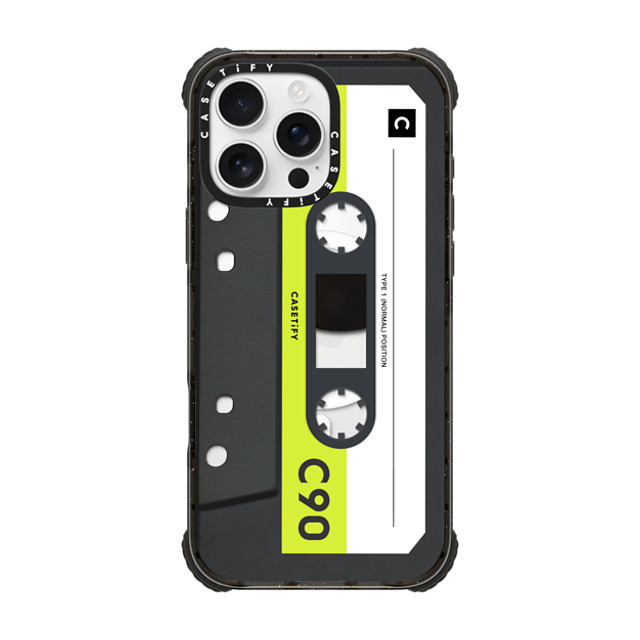 CASETiFY iPhone 16 Pro Max Case Black ウルトラ インパクトケース MagSafe 対応 Cassette Cassette CASETiFY MiXTAPE - Neon Remix Back to School CASETiFY iPhone 16 Pro Max Case Black ウルトラ インパクトケース MagSafe 対応 Cassette Cassette CASETiFY MiXTAPE - Neon Remix Back to School