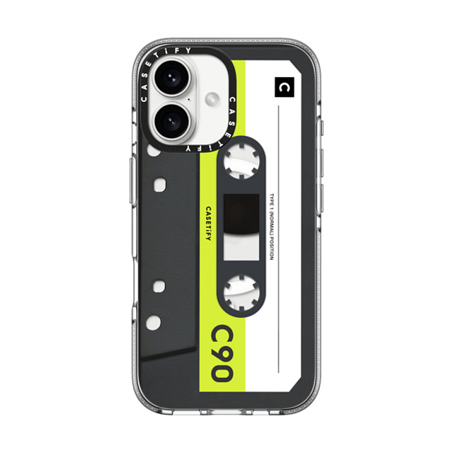 CASETiFY iPhone 16 Case クリア クリア ケース MagSafe対応 Cassette Cassette CASETiFY MiXTAPE - Neon Remix Back to School CASETiFY iPhone 16 Case クリア クリア ケース MagSafe対応 Cassette Cassette CASETiFY MiXTAPE - Neon Remix Back to School