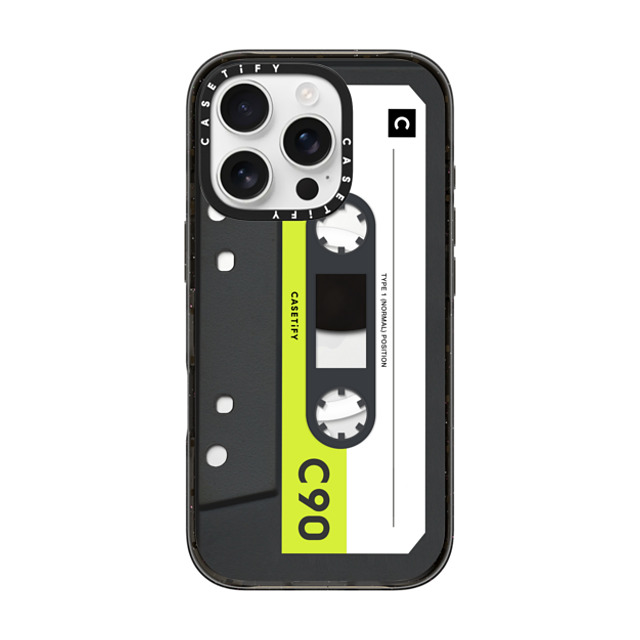CASETiFY iPhone 16 Pro Case Black Impact Case MagSafe Compatible Cassette Cassette CASETiFY MiXTAPE - Neon Remix Back to School CASETiFY iPhone 16 Pro Case Black Impact Case MagSafe Compatible Cassette Cassette CASETiFY MiXTAPE - Neon Remix Back to School