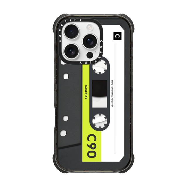 CASETiFY iPhone 16 Pro Case Black ウルトラ インパクトケース MagSafe 対応 Cassette Cassette CASETiFY MiXTAPE - Neon Remix Back to School CASETiFY iPhone 16 Pro Case Black ウルトラ インパクトケース MagSafe 対応 Cassette Cassette CASETiFY MiXTAPE - Neon Remix Back to School