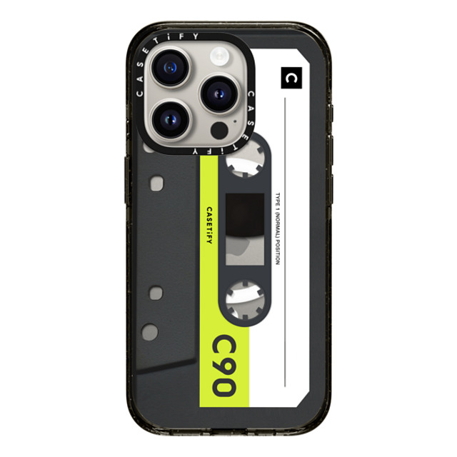 CASETiFY iPhone 15 Pro Case Black Impact Case MagSafe Compatible Cassette Cassette CASETiFY MiXTAPE - Neon Remix Back to School CASETiFY iPhone 15 Pro Case Black Impact Case MagSafe Compatible Cassette Cassette CASETiFY MiXTAPE - Neon Remix Back to School