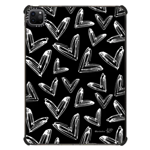 iPad Pro 11-inch (3rd/4th gen) - Dripping Hearts White