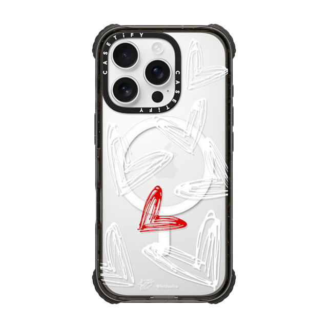 Fer Da Sliva x CASETiFY iPhone 16 Pro Case Heart,Love Black ウルトラ インパクトケース MagSafe 対応 Corazon de Fer Multi W & R Mother's Day Fer Da Sliva x CASETiFY iPhone 16 Pro Case Heart,Love Black ウルトラ インパクトケース MagSafe 対応 Corazon de Fer Multi W & R Mother's Day