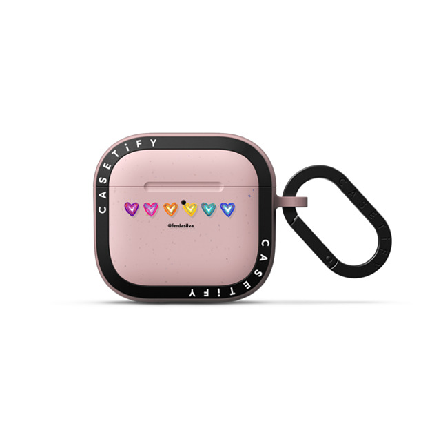 Fer Da Sliva x CASETiFY AirPods 4 Heart,Rainbow プリムローズ ピンク バウンス ケース Love the colors line Mother's Day Fer Da Sliva x CASETiFY AirPods 4 Heart,Rainbow プリムローズ ピンク バウンス ケース Love the colors line Mother's Day