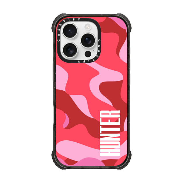 CASETiFY iPhone 16 Pro Case Black ウルトラ インパクトケース MagSafe 対応 Custom Case - hunter CASETiFY iPhone 16 Pro Case Black ウルトラ インパクトケース MagSafe 対応 Custom Case - hunter