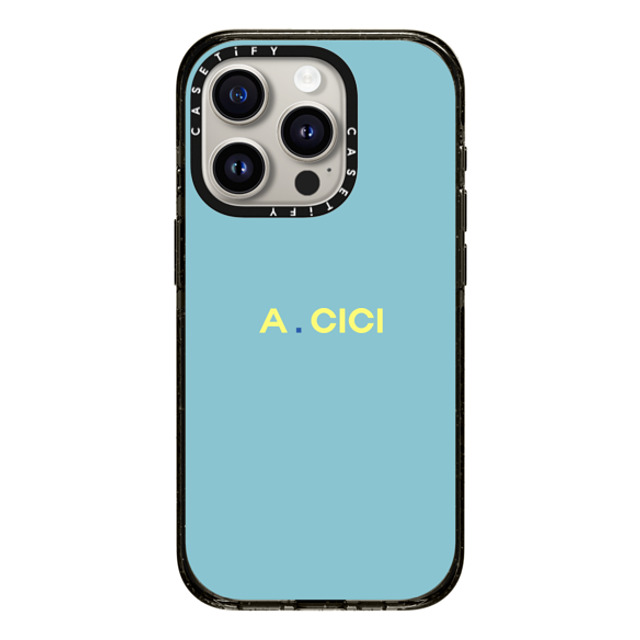CASETiFY iPhone 15 Pro Case Black Impact Case MagSafe Compatible Custom Case - A. CICI CASETiFY iPhone 15 Pro Case Black Impact Case MagSafe Compatible Custom Case - A. CICI