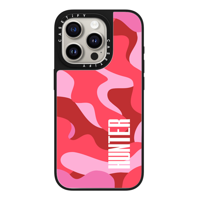 CASETiFY iPhone 15 Pro Case Silver on Black ミラーケース MagSafe対応 Custom Case - hunter CASETiFY iPhone 15 Pro Case Silver on Black ミラーケース MagSafe対応 Custom Case - hunter