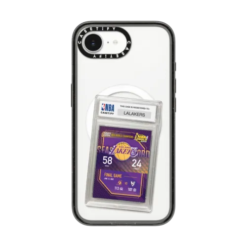 iPhone 16e - Custom PSA Card Lakers Case