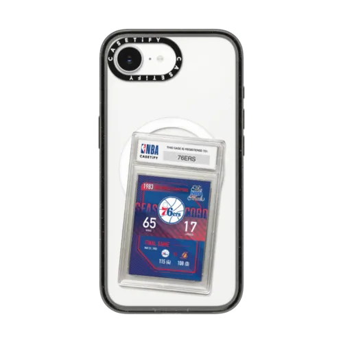 iPhone 16e - Custom PSA Card 76ers Case