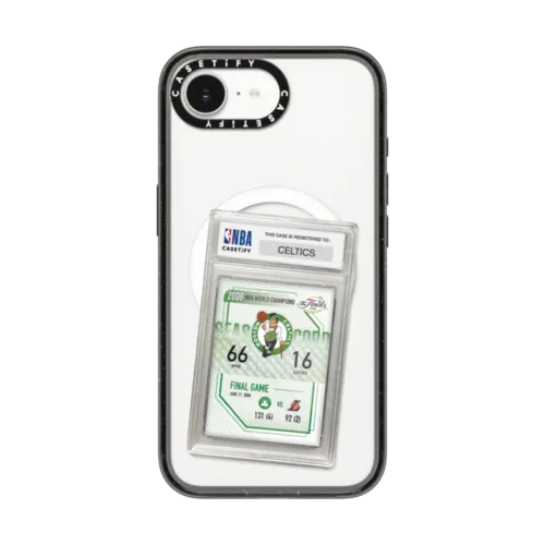 iPhone 16e - Custom PSA Card Celtics Case