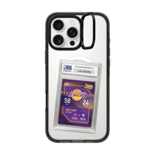 iPhone 16 Pro Max - Custom PSA Card Lakers Case