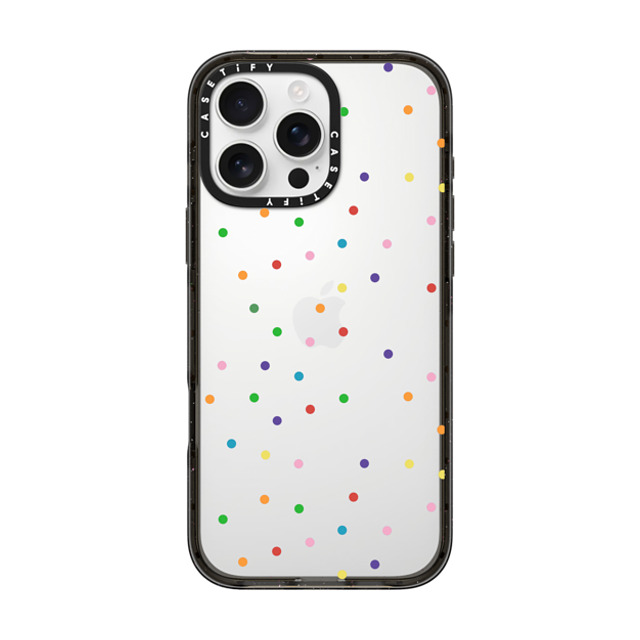 Emeline x CASETiFY iPhone 16 Pro Max Case Black インパクトケース Confetti Transparent Mother's Day Emeline x CASETiFY iPhone 16 Pro Max Case Black インパクトケース Confetti Transparent Mother's Day