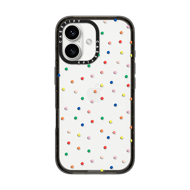 Emeline x CASETiFY iPhone 16 Case Black Impact Case Candy Shadow Transparent Back to School Emeline x CASETiFY iPhone 16 Case Black Impact Case Candy Shadow Transparent Back to School