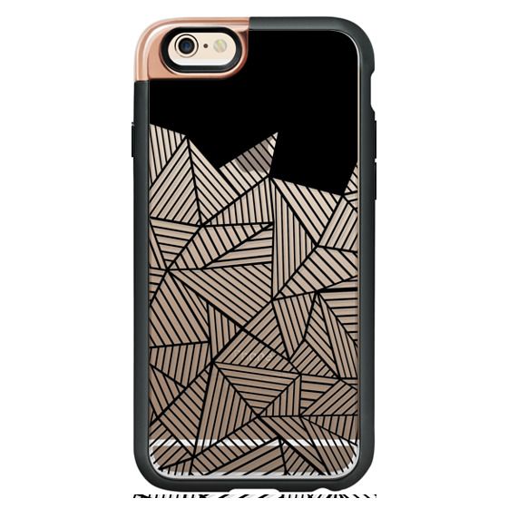 Abstract Mountain Black Transparent – CASETiFY