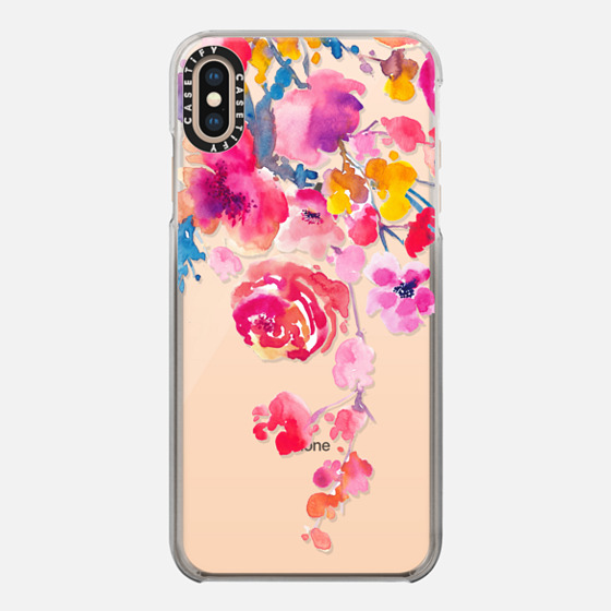

iPhone 7 Plus/7/6 Plus/6/5/5s/5c Case - Pink Confetti Watercolor Floral #2