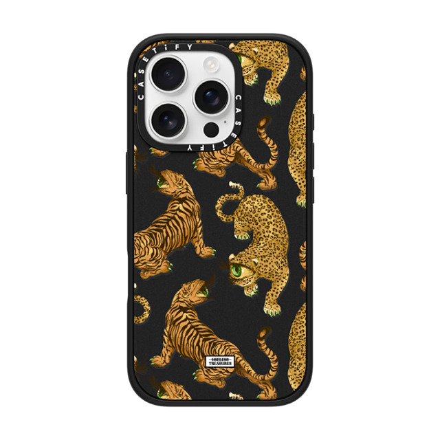 Useless Treasures x CASETiFY iPhone 16 Pro Case Tiger,Animal マットブラック Impact Case MagSafe Compatible Tiger Eye By Useless Treasures Mother's Day Useless Treasures x CASETiFY iPhone 16 Pro Case Tiger,Animal マットブラック Impact Case MagSafe Compatible Tiger Eye By Useless Treasures Mother's Day