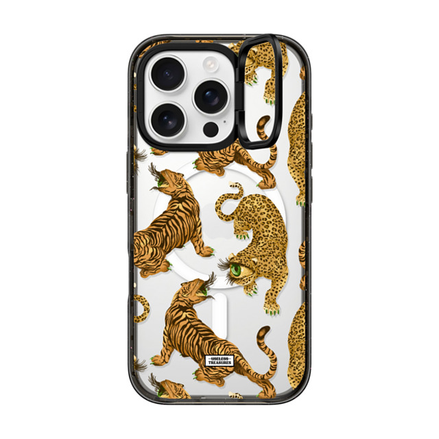 Useless Treasures x CASETiFY iPhone 16 Pro Case Tiger,Animal Black インパクトリングスタンドケース MagSafe対応 Tiger Eye By Useless Treasures Mother's Day Useless Treasures x CASETiFY iPhone 16 Pro Case Tiger,Animal Black インパクトリングスタンドケース MagSafe対応 Tiger Eye By Useless Treasures Mother's Day