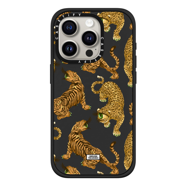 Useless Treasures x CASETiFY iPhone 15 Pro ケース Tiger,Animal マットブラック インパクトケース MagSafe対応 Tiger Eye By Useless Treasures Father's Day Useless Treasures x CASETiFY iPhone 15 Pro ケース Tiger,Animal マットブラック インパクトケース MagSafe対応 Tiger Eye By Useless Treasures Father's Day
