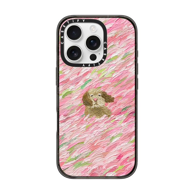 Young Lee x CASETiFY iPhone 16 Pro �P�[�X Animal �u���b�N �C���p�N�g�P�[�X MagSafe�Ή� Flow no.11