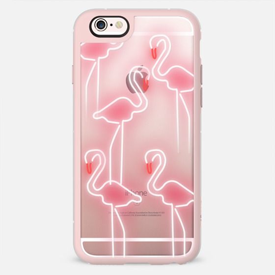 Neon inspired flamingo pattern iPhone 6s Case by OhMonday | Casetify