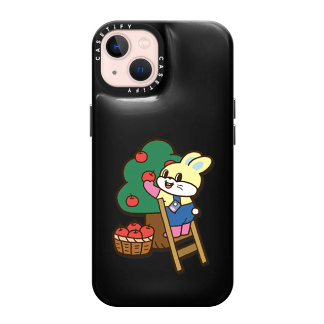 noii noii x CASETiFY iPhone 13 Case Phantom Black ピローケース Bunny Worker noii noii x CASETiFY iPhone 13 Case Phantom Black ピローケース Bunny Worker