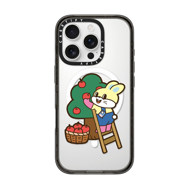 noii noii x CASETiFY iPhone 16 Pro ケース ブラック インパクトケース MagSafe対応 Bunny Worker Father's Day noii noii x CASETiFY iPhone 16 Pro ケース ブラック インパクトケース MagSafe対応 Bunny Worker Father's Day