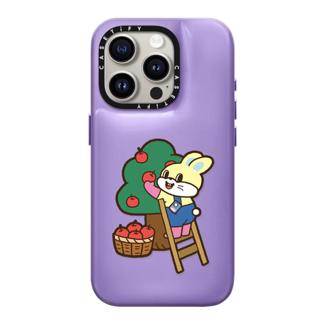 noii noii x CASETiFY iPhone 15 Pro ケース バイオレット パープル ピローケース Bunny Worker Mother's Day noii noii x CASETiFY iPhone 15 Pro ケース バイオレット パープル ピローケース Bunny Worker Mother's Day