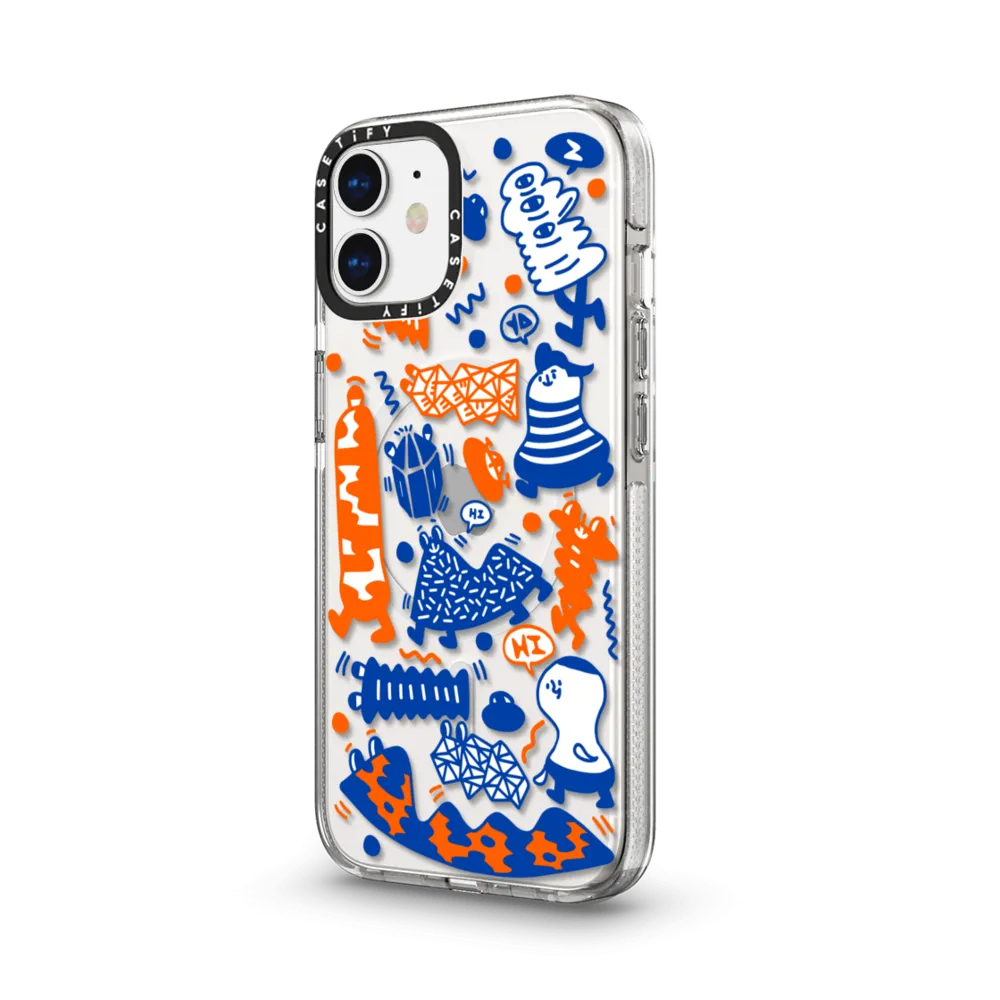 Impact Clear iPhone 12 Case MagSafe Compatible - Zlism's friend