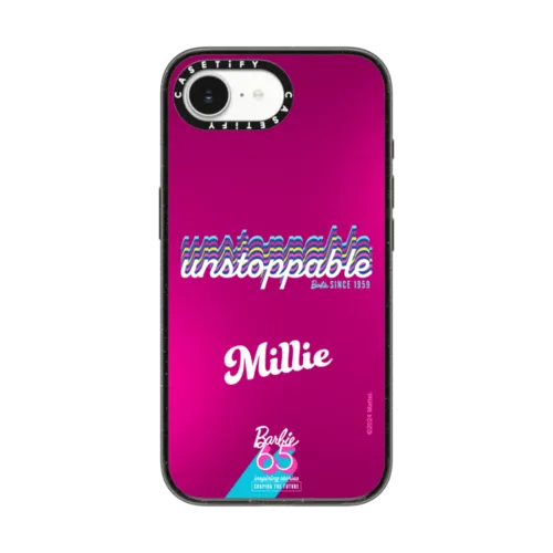 iPhone 16e - Custom Barbie 65th Anniversary Edition Unstoppable Case - Pink Edition