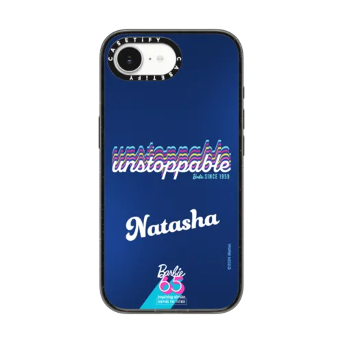iPhone 16e - Custom Barbie 65th Anniversary Edition Unstoppable Case - Blue Edition