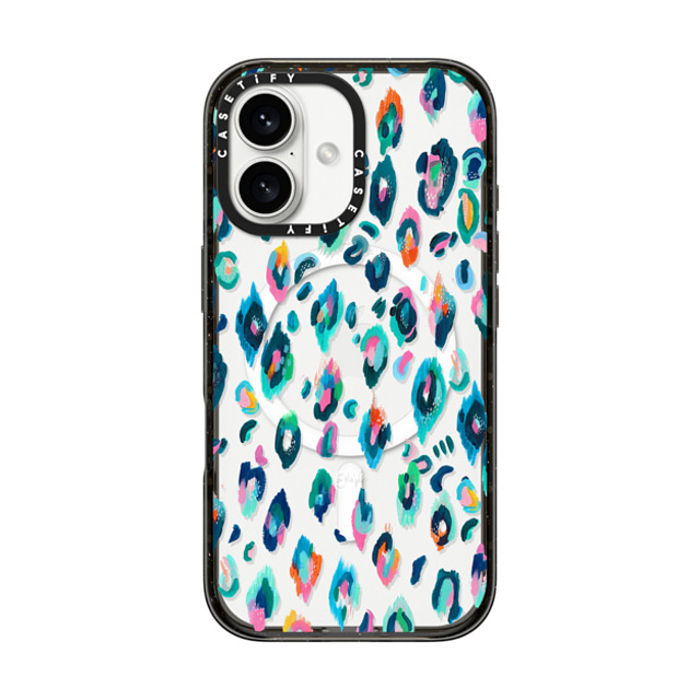 EttaVee x CASETiFY iPhone 16 ケース Leopard,Fine Art ブラック インパクトケース MagSafe対応 Leopard Print no.1 by EttaVee Father's Day EttaVee x CASETiFY iPhone 16 ケース Leopard,Fine Art ブラック インパクトケース MagSafe対応 Leopard Print no.1 by EttaVee Father's Day
