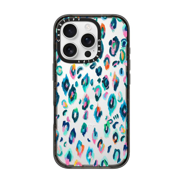 EttaVee x CASETiFY iPhone 16 Pro ケース Leopard,Fine Art ブラック インパクトケース Leopard Print no.1 by EttaVee Father's Day EttaVee x CASETiFY iPhone 16 Pro ケース Leopard,Fine Art ブラック インパクトケース Leopard Print no.1 by EttaVee Father's Day