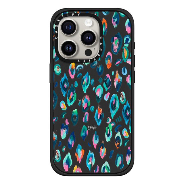 EttaVee x CASETiFY iPhone 15 Pro Case Leopard,Fine Art Matte Black Impact Case MagSafe Compatible Leopard Print no.1 by EttaVee Back to School EttaVee x CASETiFY iPhone 15 Pro Case Leopard,Fine Art Matte Black Impact Case MagSafe Compatible Leopard Print no.1 by EttaVee Back to School