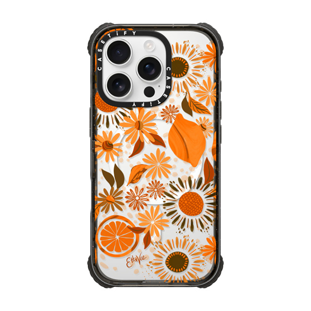 EttaVee x CASETiFY iPhone 16 Pro ケース Floral,Fruit ブラック ウルトラ インパクトケース MagSafe 対応 EttaVee 1970s Daisies & Fruit Father's Day EttaVee x CASETiFY iPhone 16 Pro ケース Floral,Fruit ブラック ウルトラ インパクトケース MagSafe 対応 EttaVee 1970s Daisies & Fruit Father's Day