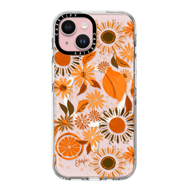 EttaVee x CASETiFY iPhone 15 Case Floral,Fruit Clear Clear Case MagSafe Compatible EttaVee 1970s Daisies & Fruit Mother's Day EttaVee x CASETiFY iPhone 15 Case Floral,Fruit Clear Clear Case MagSafe Compatible EttaVee 1970s Daisies & Fruit Mother's Day