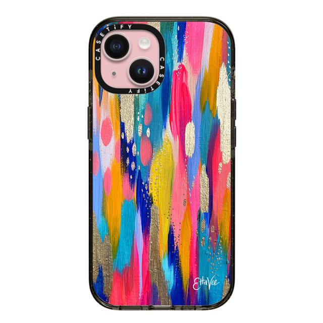 EttaVee x CASETiFY iPhone 15 Case Pattern,Abstract Black Impact Case MagSafe Compatible EttaVee Summer Brushstroke Mother's Day EttaVee x CASETiFY iPhone 15 Case Pattern,Abstract Black Impact Case MagSafe Compatible EttaVee Summer Brushstroke Mother's Day