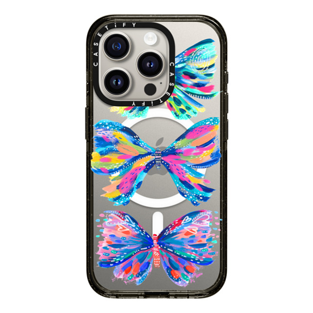 EttaVee x CASETiFY iPhone 15 Pro Case ブラック インパクトケース MagSafe対応 Papillion Mother's Day EttaVee x CASETiFY iPhone 15 Pro Case ブラック インパクトケース MagSafe対応 Papillion Mother's Day