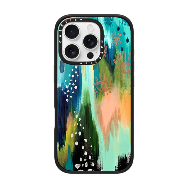 EttaVee x CASETiFY iPhone 16 Pro Case Nature,Geometric マットブラック Impact Case MagSafe Compatible EttaVee Teal Dreams Mother's Day EttaVee x CASETiFY iPhone 16 Pro Case Nature,Geometric マットブラック Impact Case MagSafe Compatible EttaVee Teal Dreams Mother's Day