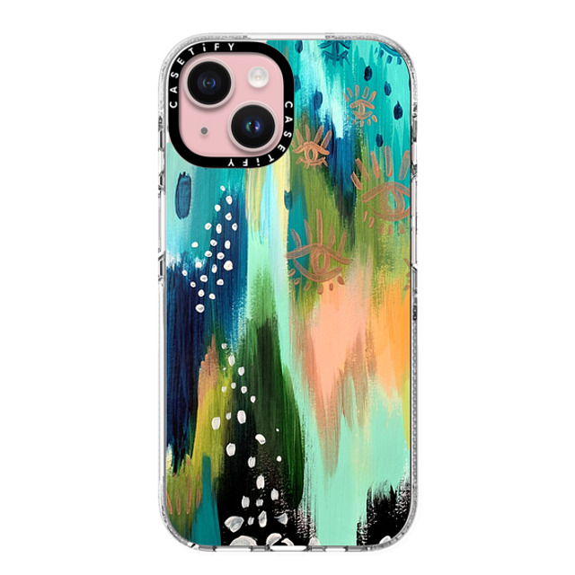 EttaVee x CASETiFY iPhone 15 Case Nature,Geometric Clear Clear Case MagSafe Compatible EttaVee Teal Dreams Mother's Day EttaVee x CASETiFY iPhone 15 Case Nature,Geometric Clear Clear Case MagSafe Compatible EttaVee Teal Dreams Mother's Day
