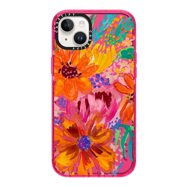 EttaVee x CASETiFY iPhone 14 Plus ケース Floral,Fine Art Bubble Gum インパクトケース EttaVee Watercolor Fleurs Back to School EttaVee x CASETiFY iPhone 14 Plus ケース Floral,Fine Art Bubble Gum インパクトケース EttaVee Watercolor Fleurs Back to School