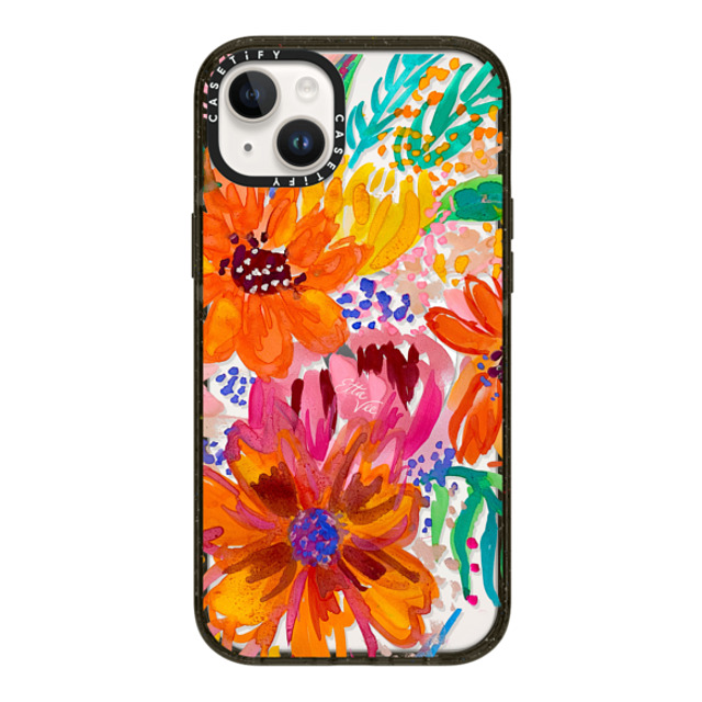 EttaVee x CASETiFY iPhone 14 Plus ケース Floral,Fine Art ブラック インパクトケース MagSafe対応 EttaVee Watercolor Fleurs Mother's Day EttaVee x CASETiFY iPhone 14 Plus ケース Floral,Fine Art ブラック インパクトケース MagSafe対応 EttaVee Watercolor Fleurs Mother's Day