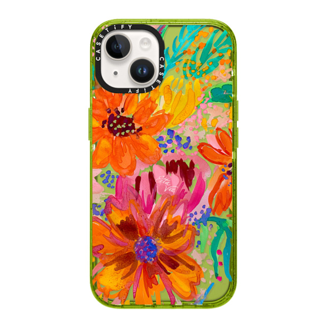 EttaVee x CASETiFY iPhone 14 Case Kiwi Impact Case EttaVee Watercolor Fleurs EttaVee x CASETiFY iPhone 14 Case Kiwi Impact Case EttaVee Watercolor Fleurs