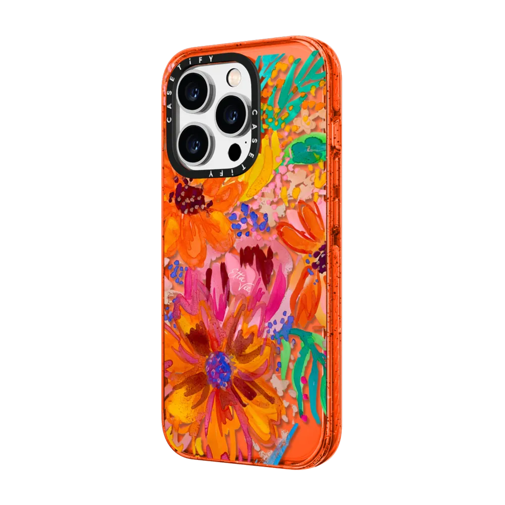 Impact iPhone 14 Pro Max Case - EttaVee Watercolor Fleurs