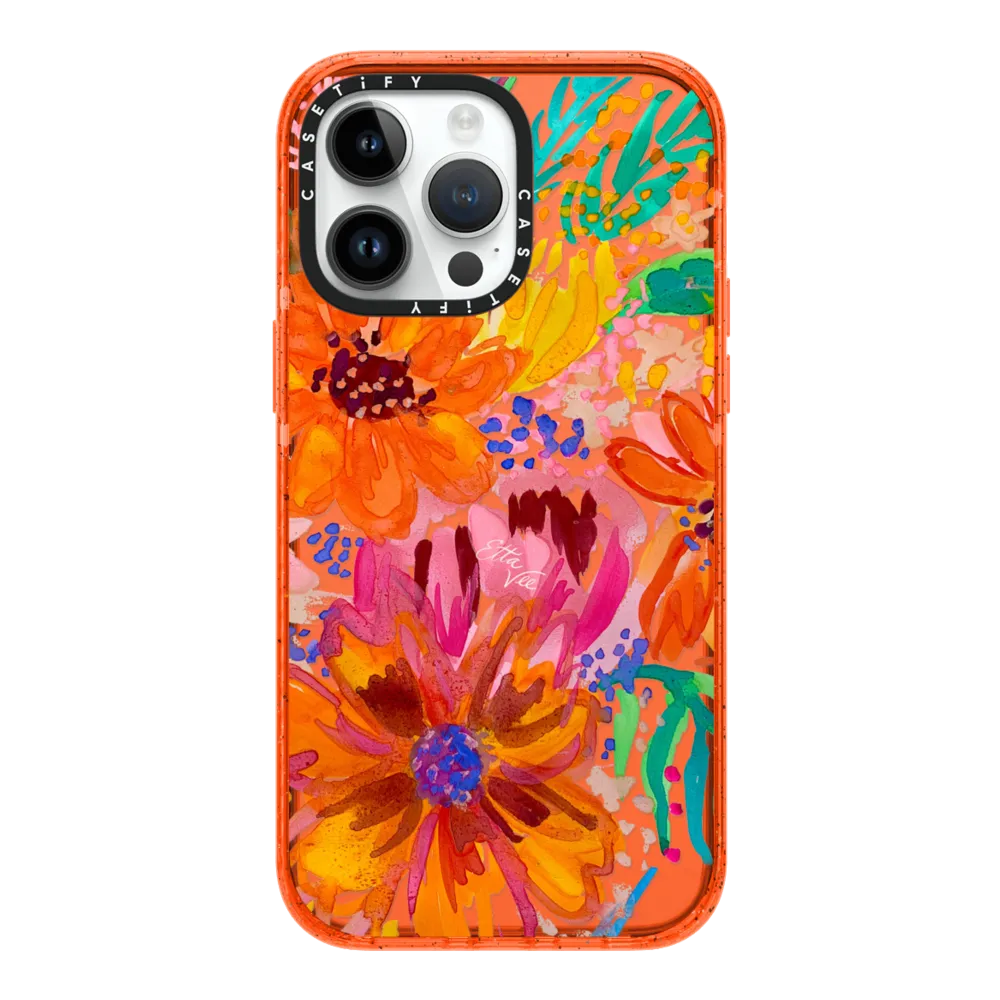 Impact iPhone 14 Pro Max Case - EttaVee Watercolor Fleurs
