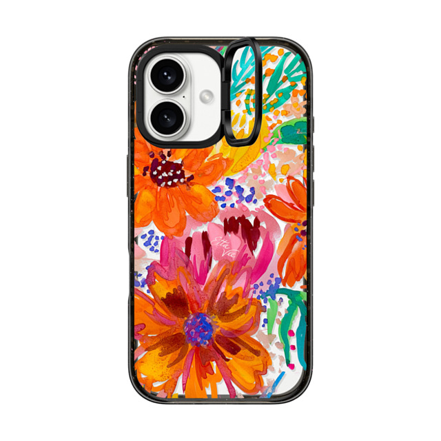 EttaVee x CASETiFY iPhone 16 Case Floral,Fine Art Black インパクトリングスタンドケース MagSafe対応 EttaVee Watercolor Fleurs Father's Day EttaVee x CASETiFY iPhone 16 Case Floral,Fine Art Black インパクトリングスタンドケース MagSafe対応 EttaVee Watercolor Fleurs Father's Day