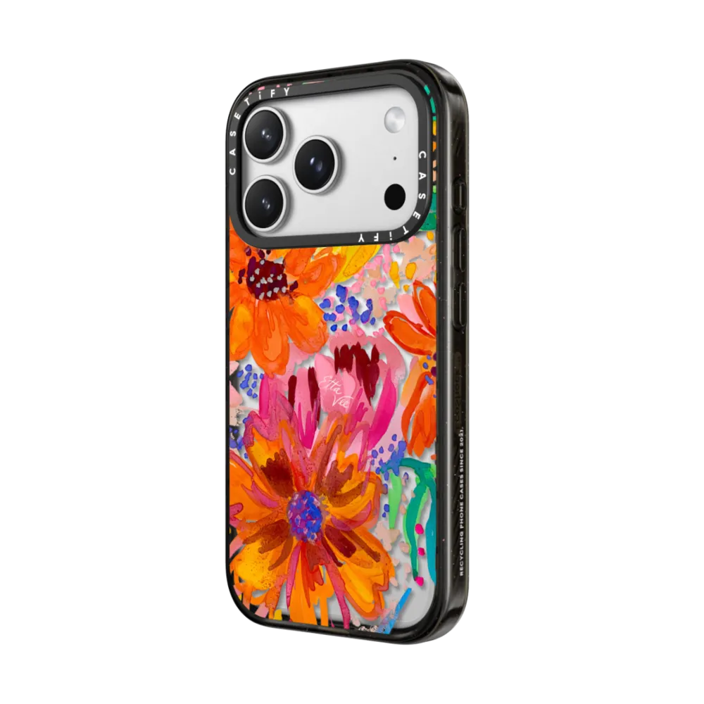 Impact iPhone 17 Pro Max Case - EttaVee Watercolor Fleurs