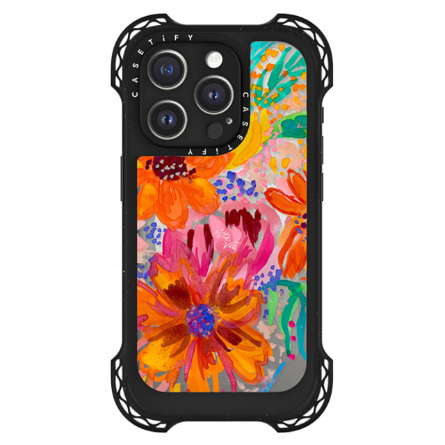 EttaVee x CASETiFY iPhone 15 Pro Case Floral,Fine Art Black ウルトラ バウンスケース MagSafe対応 EttaVee Watercolor Fleurs Mother's Day EttaVee x CASETiFY iPhone 15 Pro Case Floral,Fine Art Black ウルトラ バウンスケース MagSafe対応 EttaVee Watercolor Fleurs Mother's Day