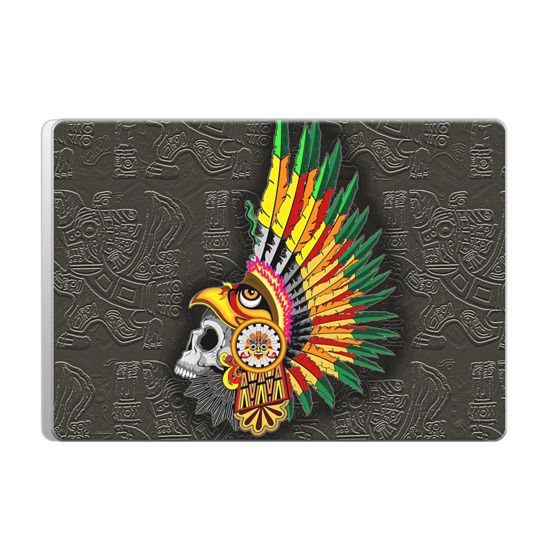 aztec eagle warrior skull