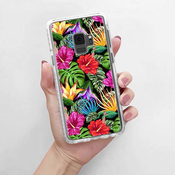 Samsung Galaxy S9 Cases - Tropical Flora Summer Mood
